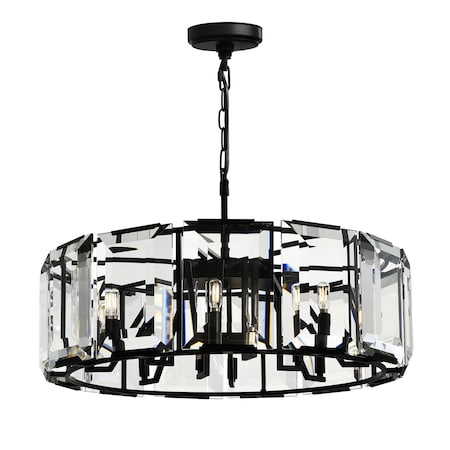 Cwi Lighting Jacquet 12 Light Chandelier With Black Finish 9860P31-12-101